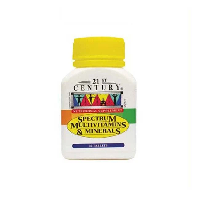 21ST CENTURY SPECTRUM MULTIVITAMIN + MINERAL 30S