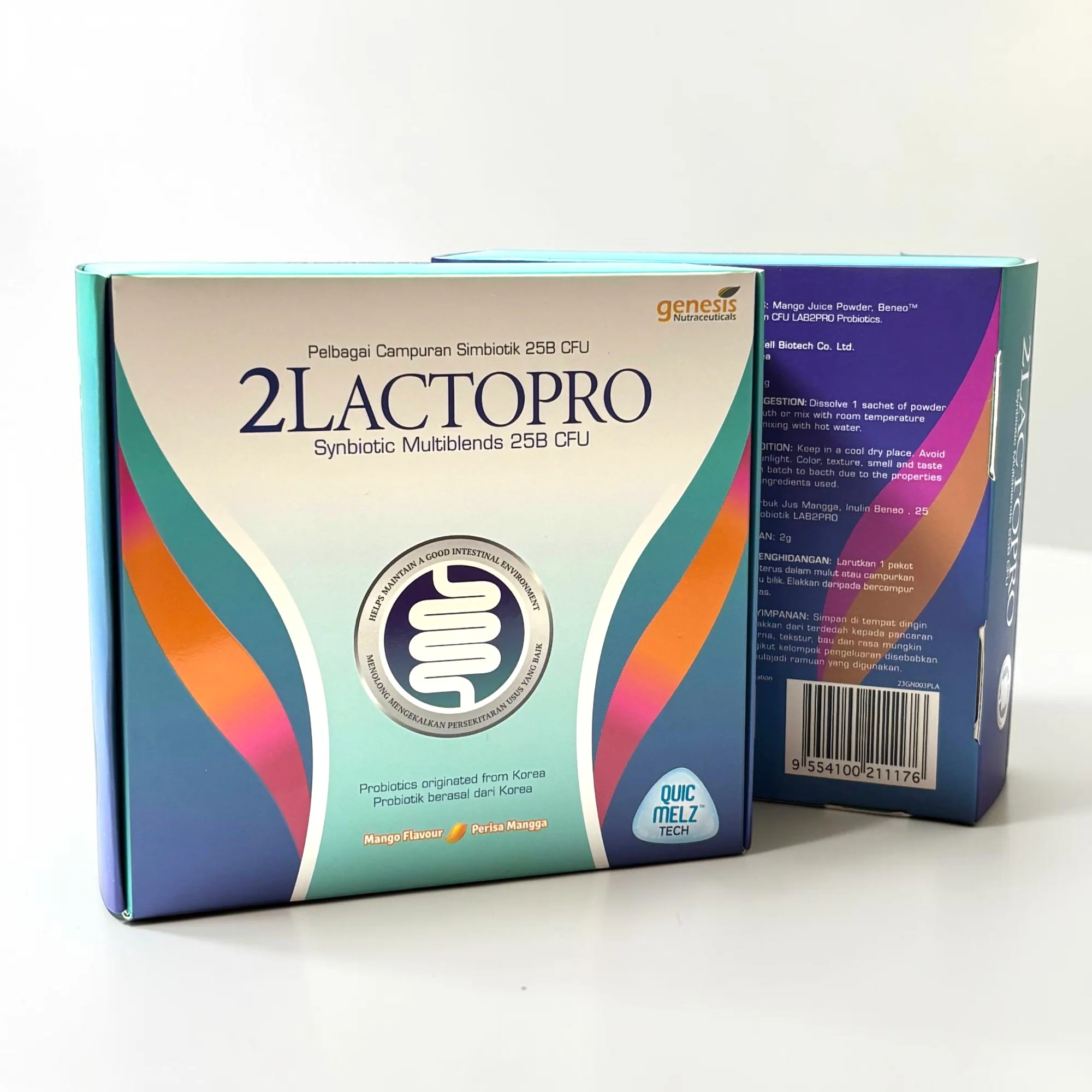 2LACTOPRO SYNBIOTIC MULTIBLENDS 25B CFU (MANGO) 15S - Image 2