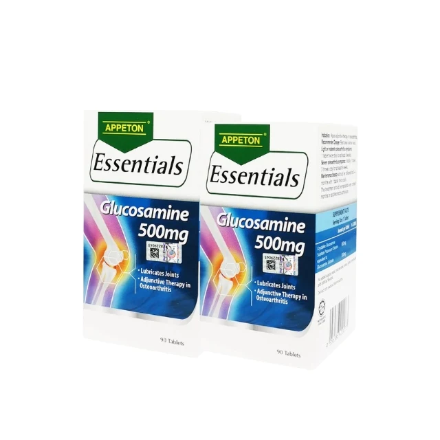 APPETON ESSENTIALS GLUCOSAMINE 500MG 2X90S