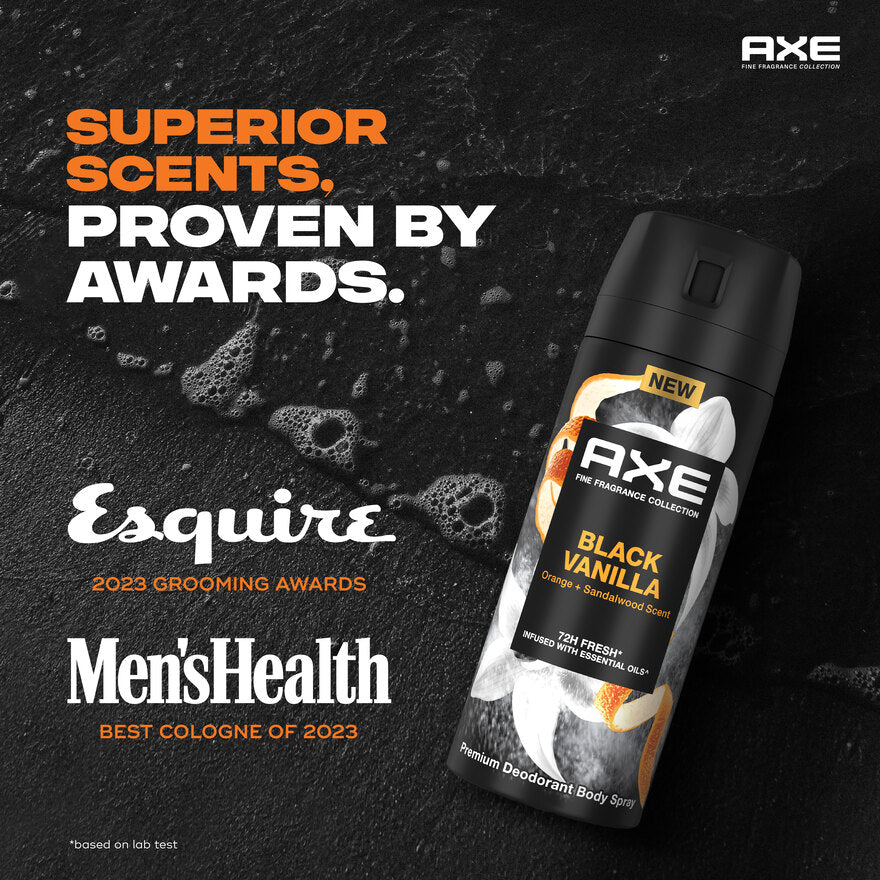 AXE DEO SPRAY BLACK VANILLA 135ML - Image 2