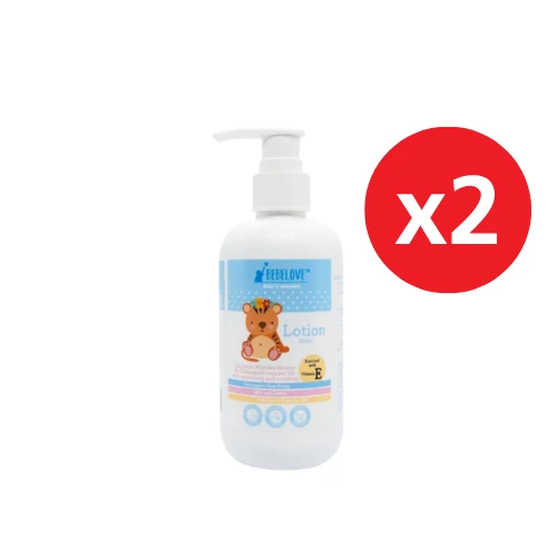 BEBELOVE BABY LOTION 250ML x 2