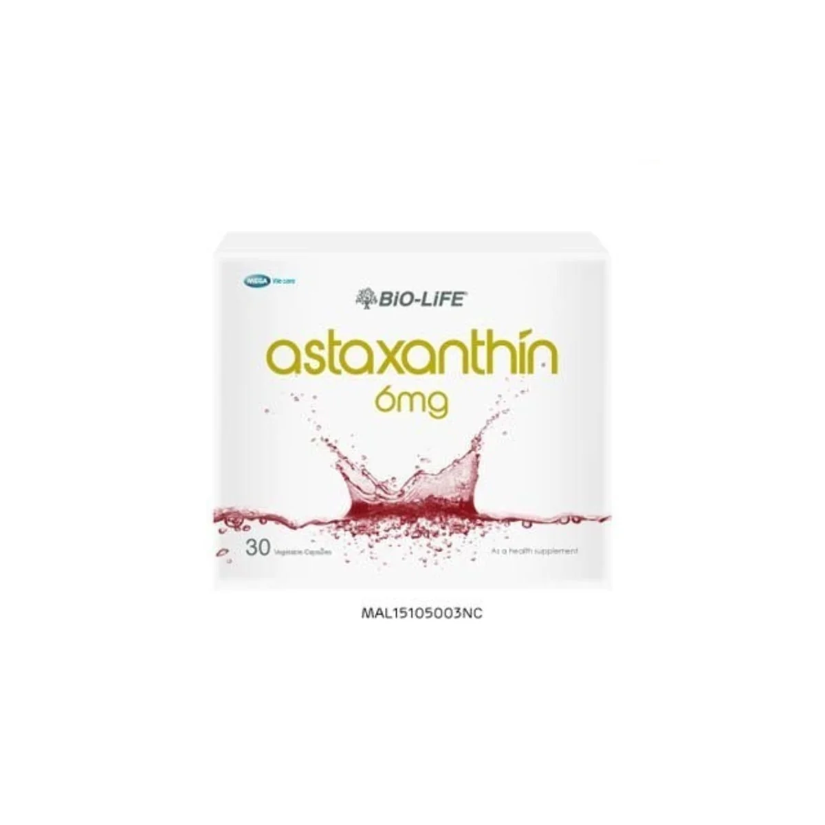 BIO-LIFE ASTAXANTHIN 6MG 30S