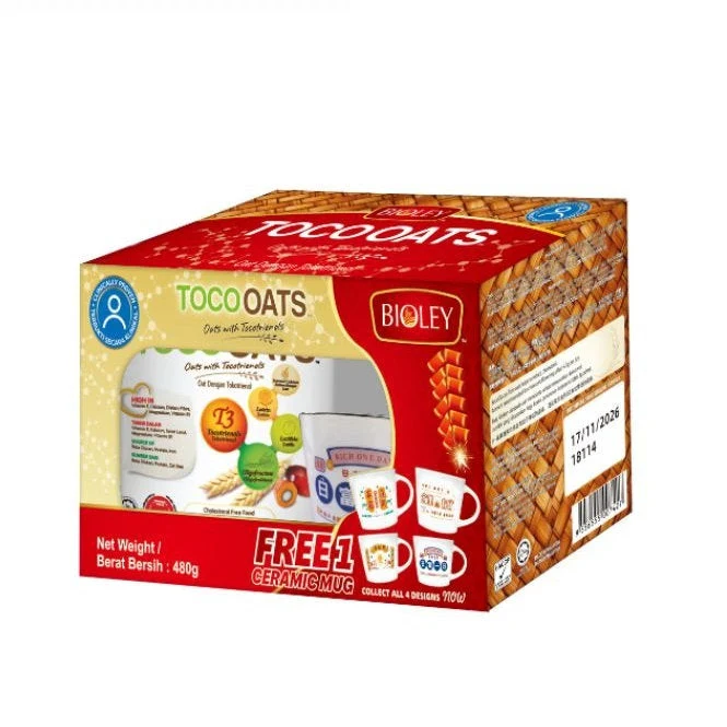 BIOLEY TOCO OATS 480G + PREMIUM