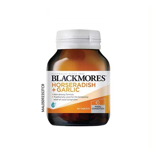 BLACKMORES HORSERADISH + GARLIC 60S