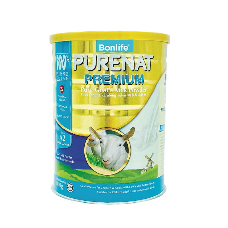 BONLIFE  PURENAT PREMIUM GOAT MILK POWDER 800G (BC)