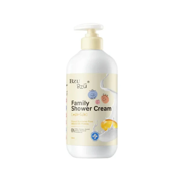 BZU BZU FAMILY SHOWER CREAM MILK & SILK 800ML