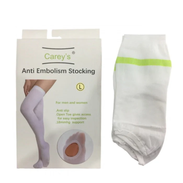 CAREY'S TED A-EMBO STOCKINGS THIGH LENGTH L