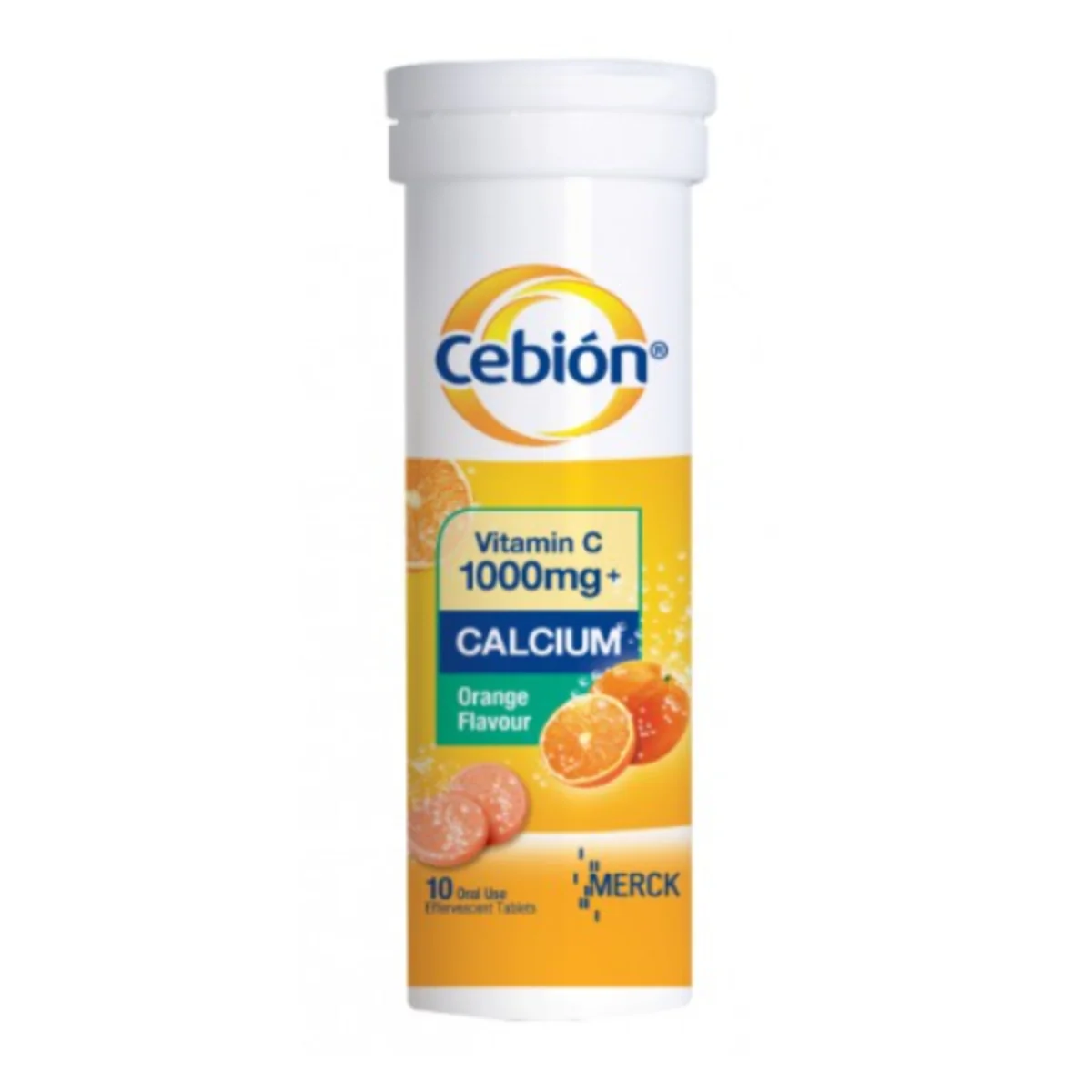 CEBION VIT C 10000MG+CAL EFF ORANGE 10S