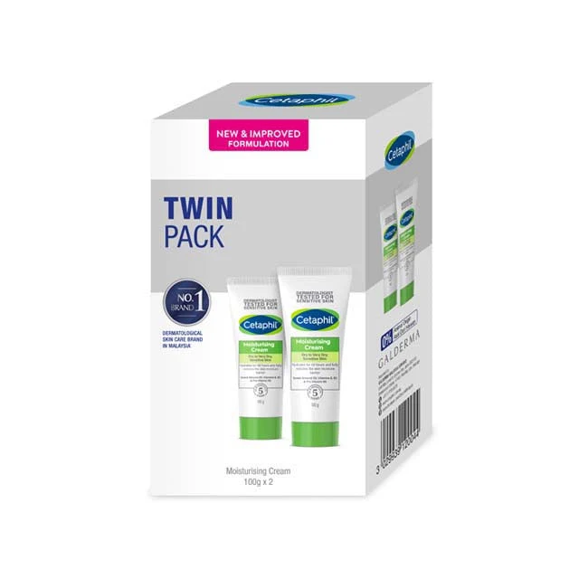 CETAPHIL MOISTURIZING CREAM 100G 2S