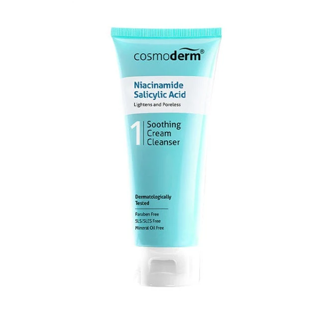 COSMODERM NIACINAMIDE SOOTHING CREAM CLEANSER 125ML