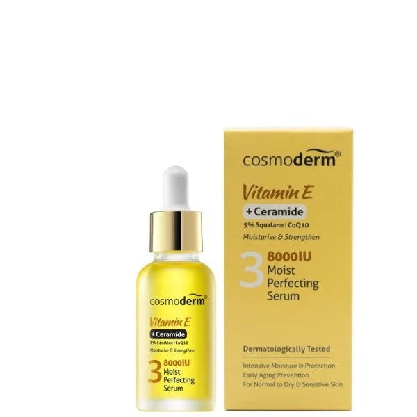 COSMODERM VITAMIN E 8000IU MOIST PERFECTING SERUM 30ML
