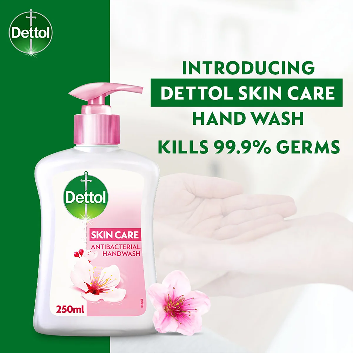 DETTOL ANTIBACTERIAL HAND WASH LIQUID SKINCARE 250ML 3S - Image 3