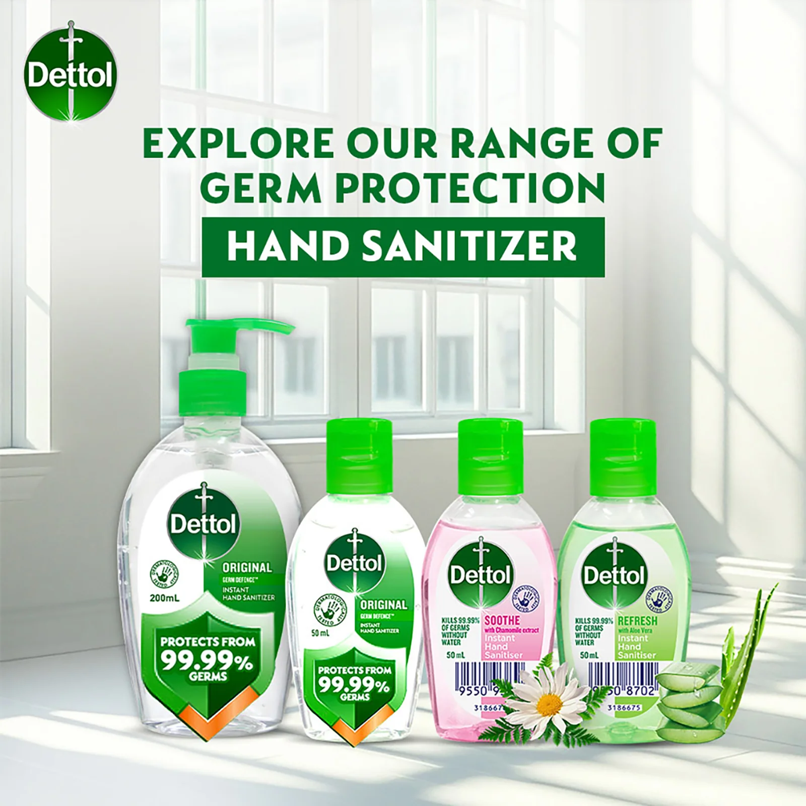 DETTOL HAND SANITISER REFRESH 50ML - Image 7
