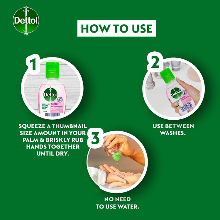 DETTOL HAND SANITISER SOOTHE 50ML - Image 6