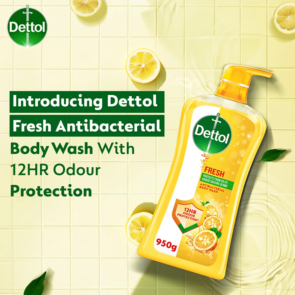 DETTOL SHOWER GEL FRESH 900G - Image 3