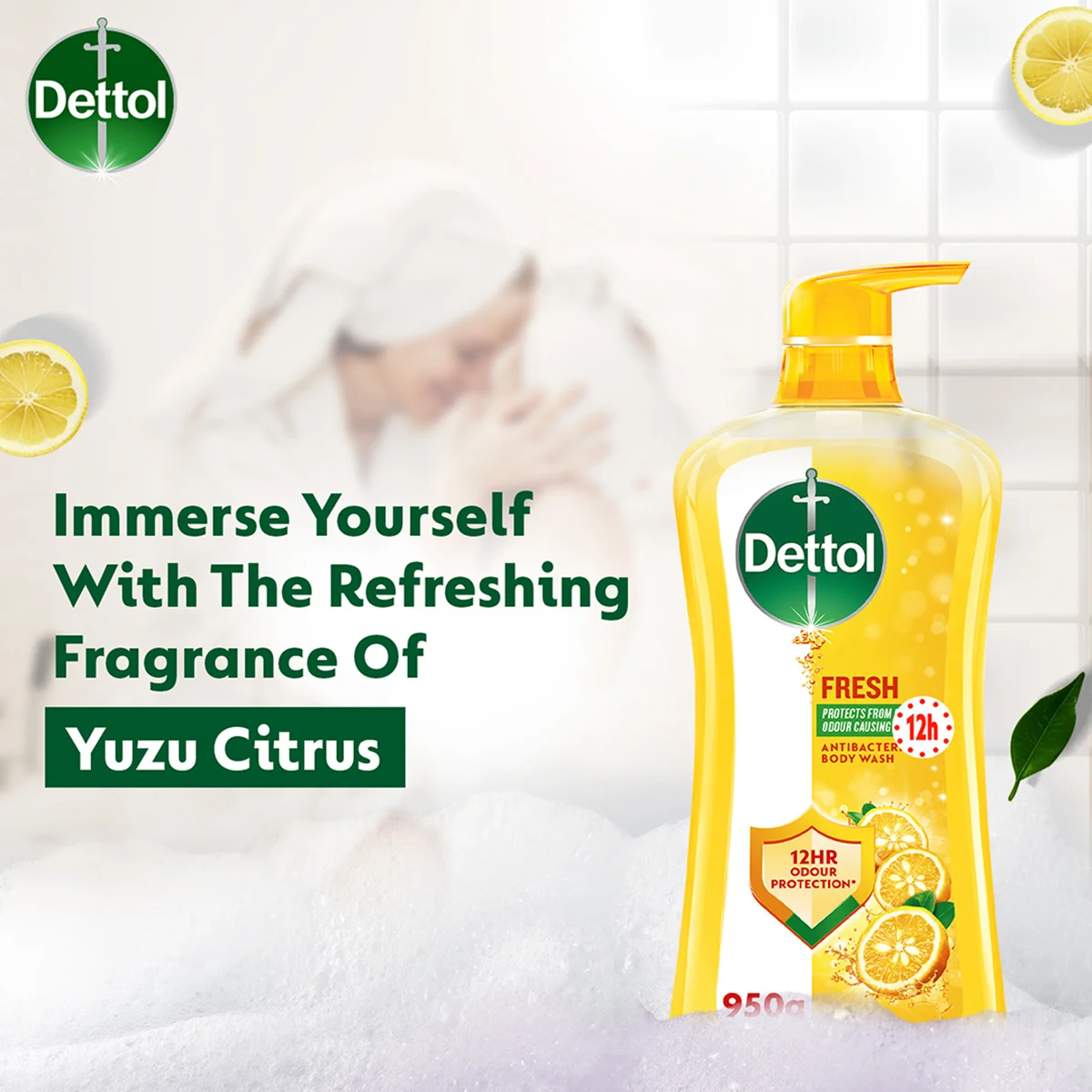 DETTOL SHOWER GEL FRESH 900G - Image 5