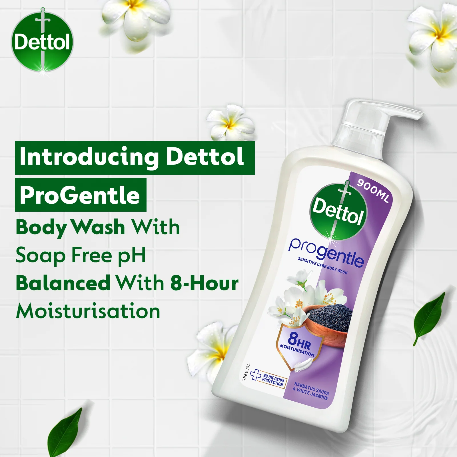 DETTOL SHOWER GEL GENTLE CARE 900G - Image 4