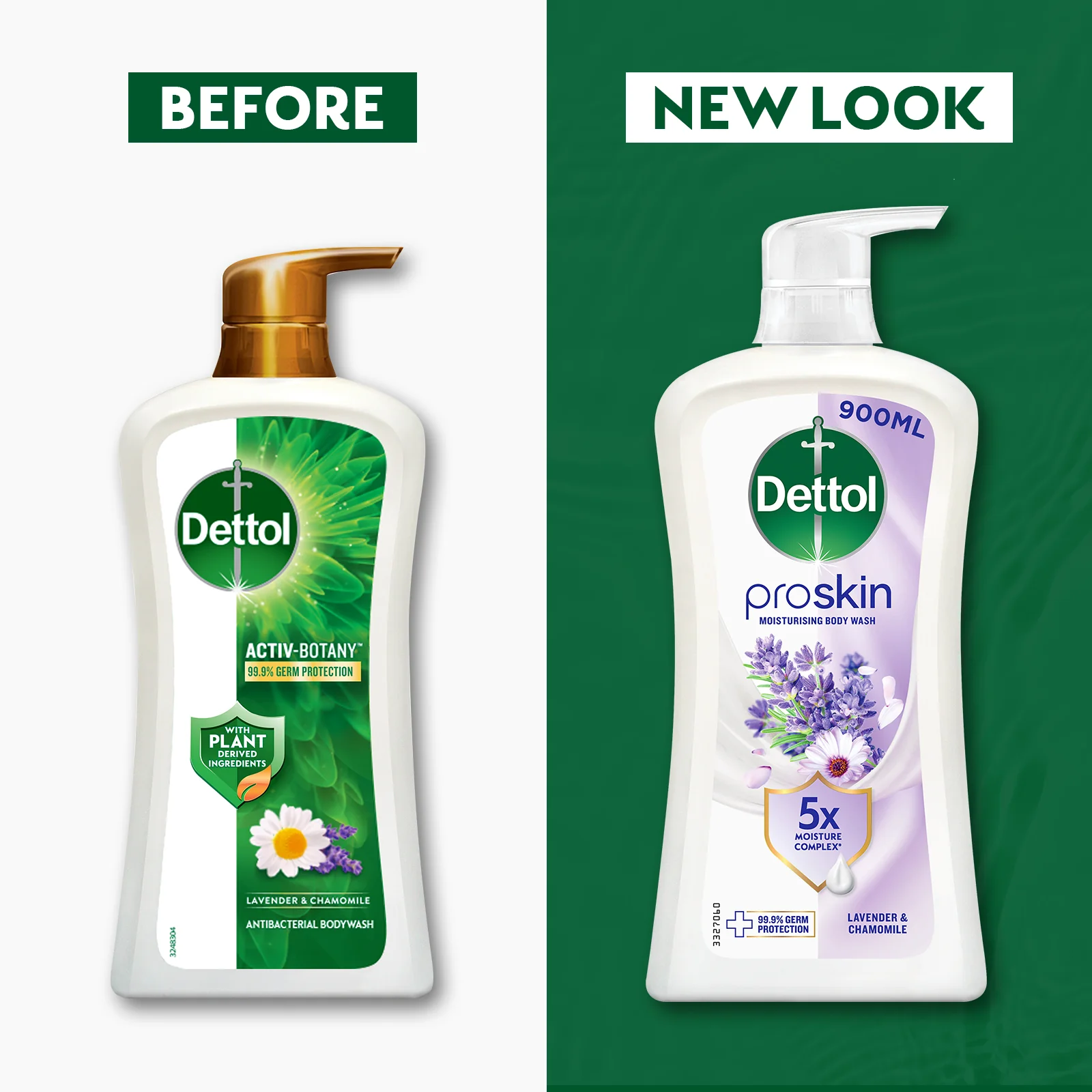 DETTOL SHOWER GEL LAVENDER & CHAMOMILE 800G - Image 3