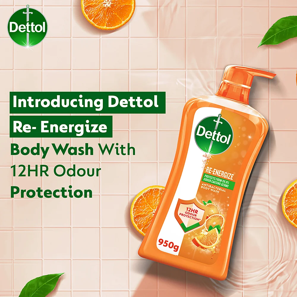 DETTOL SHOWER GEL RE-ENERGIZE 900G - Image 3