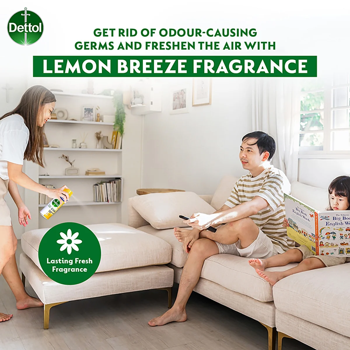 DETTOL SPRAY LEMON 450ML - Image 5