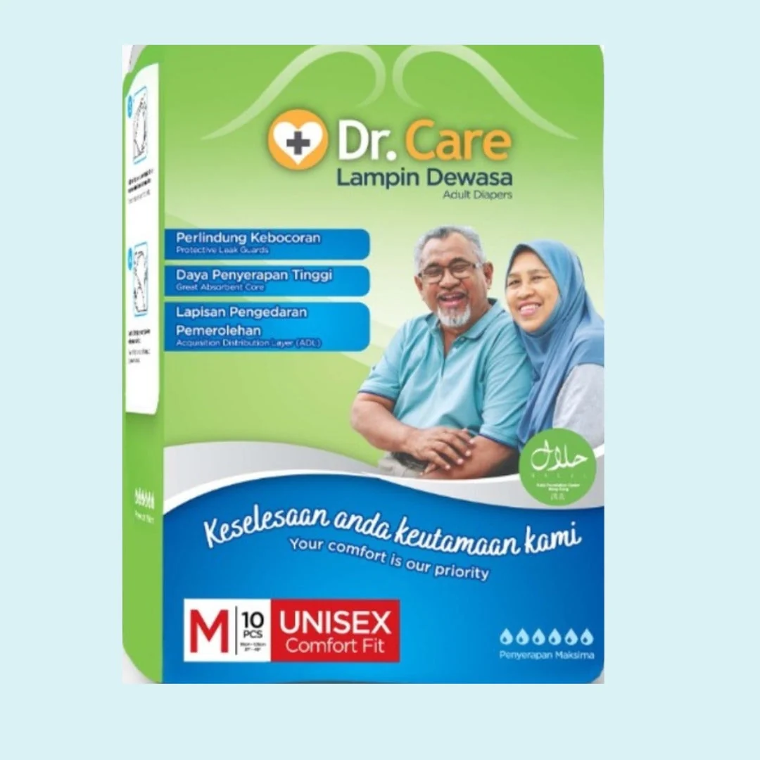 DR CARE DIAPERS M X 8