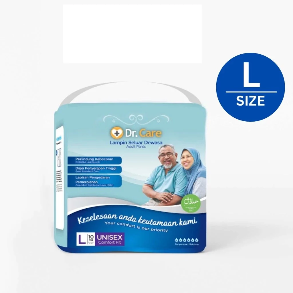 DR CARE PANTS L 10S X 8