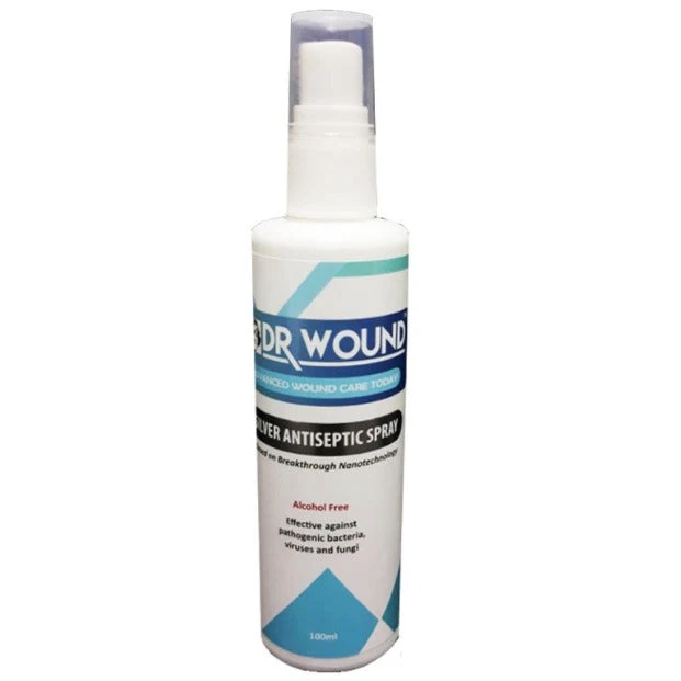 DR WOUND SILVER ANTISEPTIC SPRAY 100ML