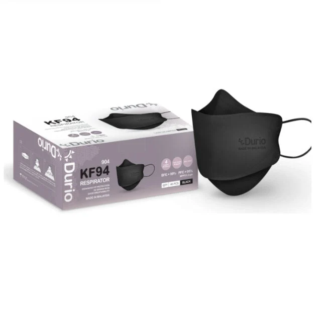 DURIO 904 KF94 RESPIRATOR 40S BLACK