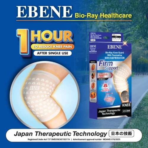EBENE BIO RAY KNEE GUARD W/TOURMALINE +MEN SOCKS XL - Image 6
