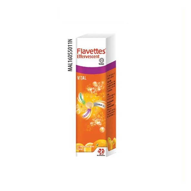 FLAVETTES EFFERVESCENT VITAL ORANGE 15S