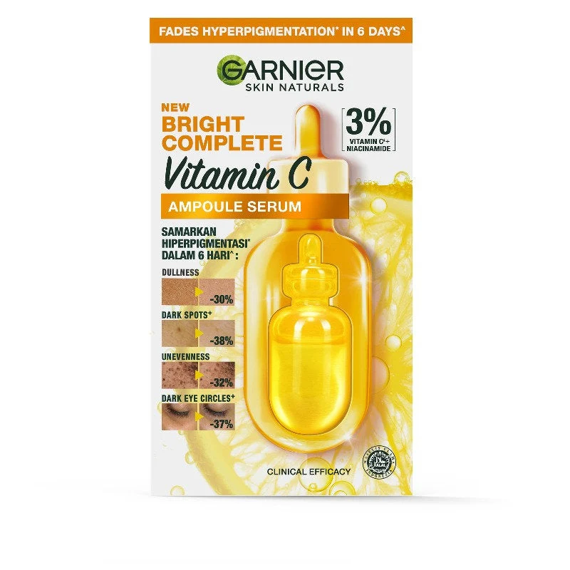 GARNIER BRIGHT COMPLETE VITAMIN C AMPOULE SERUM