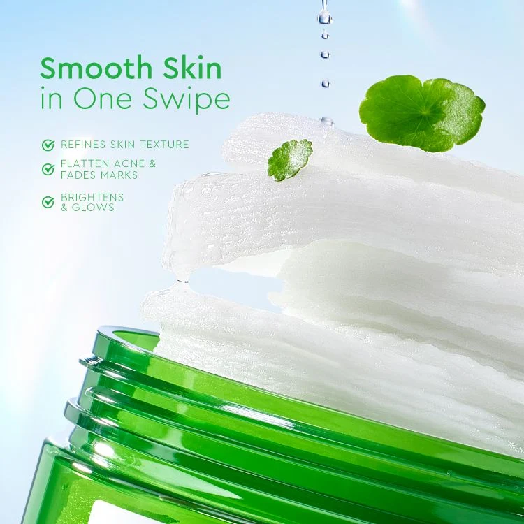 GLAD2GLOW CENTELLA SALICYLIC ACID EXFOLIATING ACNE PADS 30 PCS - Image 3