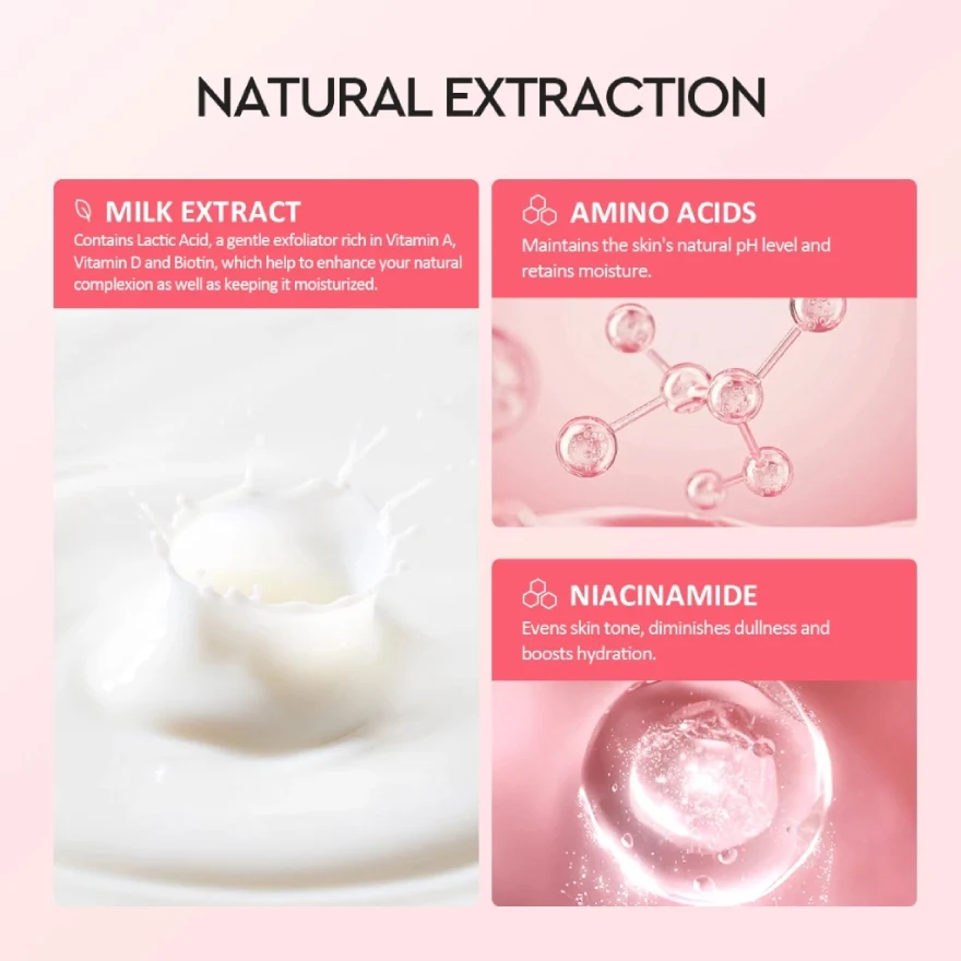 GLAD2GLOW MILK AMINO ACIDS BRIGHTENING CLEANSER 80G - Image 5