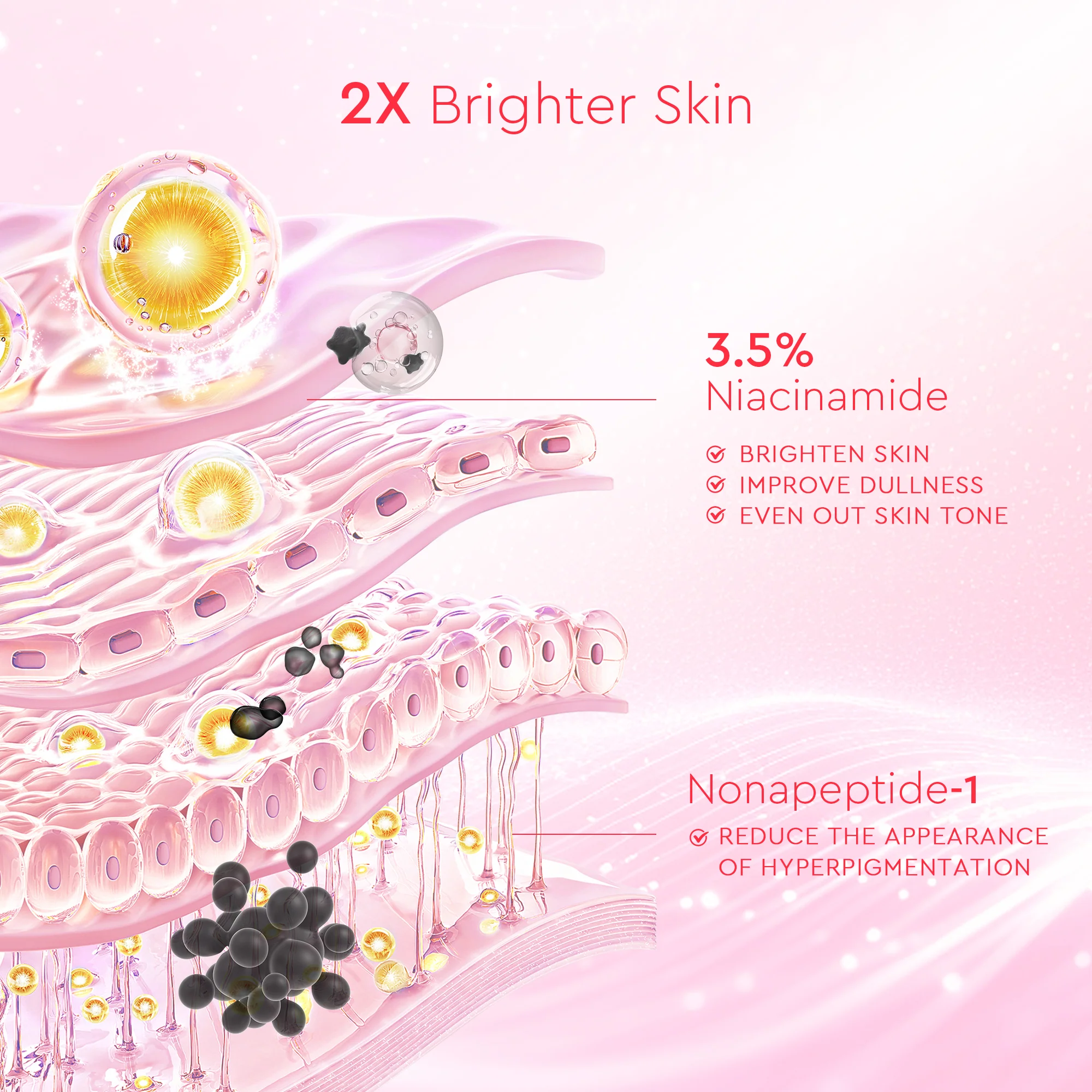 GLAD2GLOW MILK NIACINAMIDE BRIGHTENING MOISTURIZER 30G - Image 3