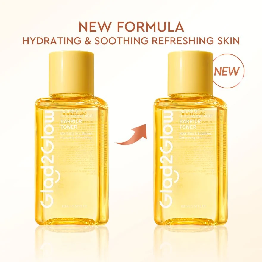 GLAD2GLOW PROPOLIS HYALURONIC ACID BARRIER TONER 80ML - Image 5
