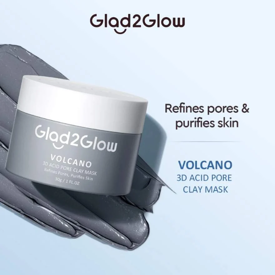 GLAD2GLOW VOLCANO 3D ACID PORE CLAY MASK 30G - Image 2