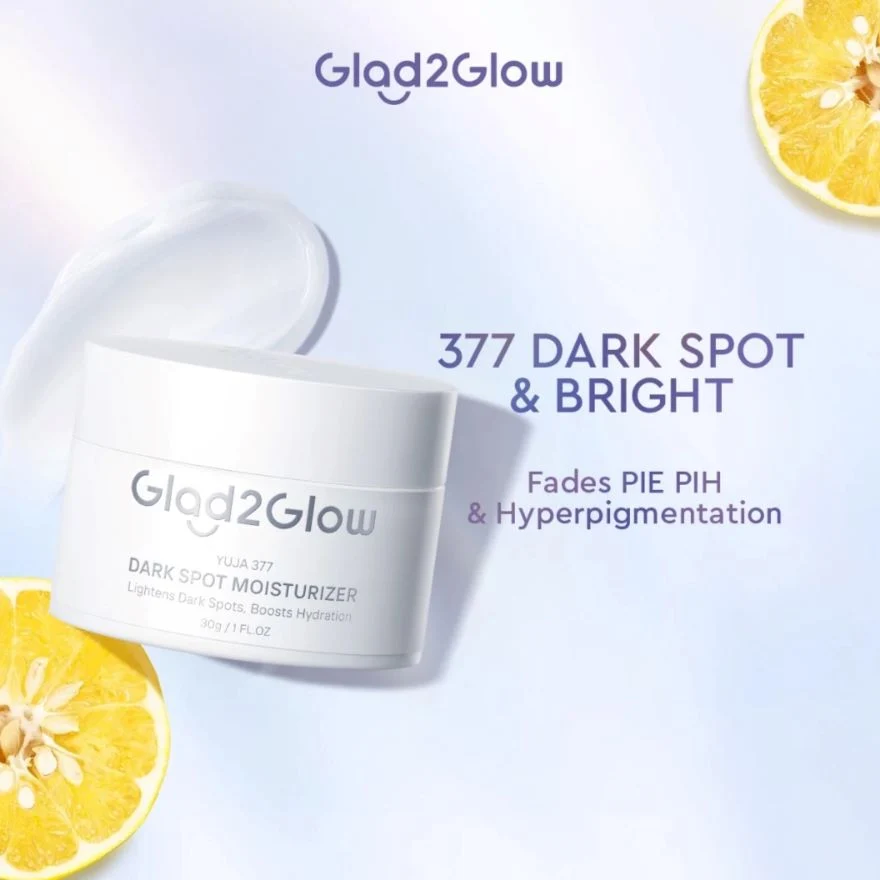 GLAD2GLOW YUJA 377 DARK SPOT MOISTURIZER 30G - Image 2