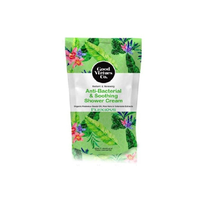 GVC SHOWER CREAM ANTI-BACTERIAL & SOOTHING REFILL 550ML
