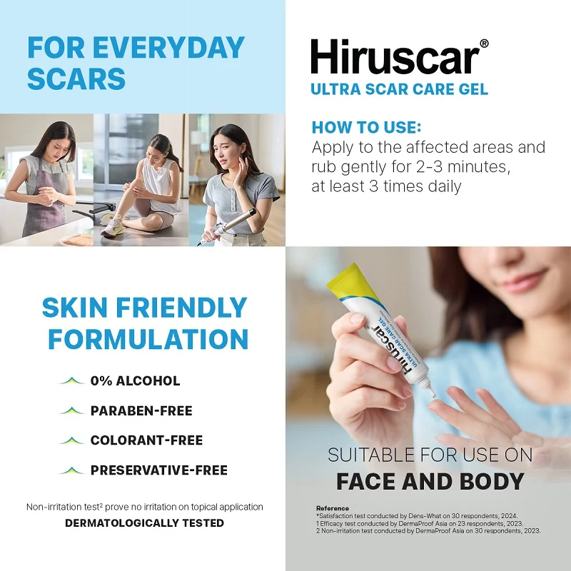 HIRUSCAR ULTRA SCAR CARE GEL 20G - Image 5