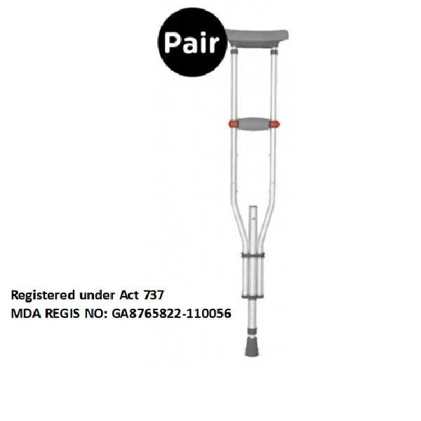 HOSPIGUARD  SHOULDER CRUTCHES FOR ADULT L MY09251L-L 2S