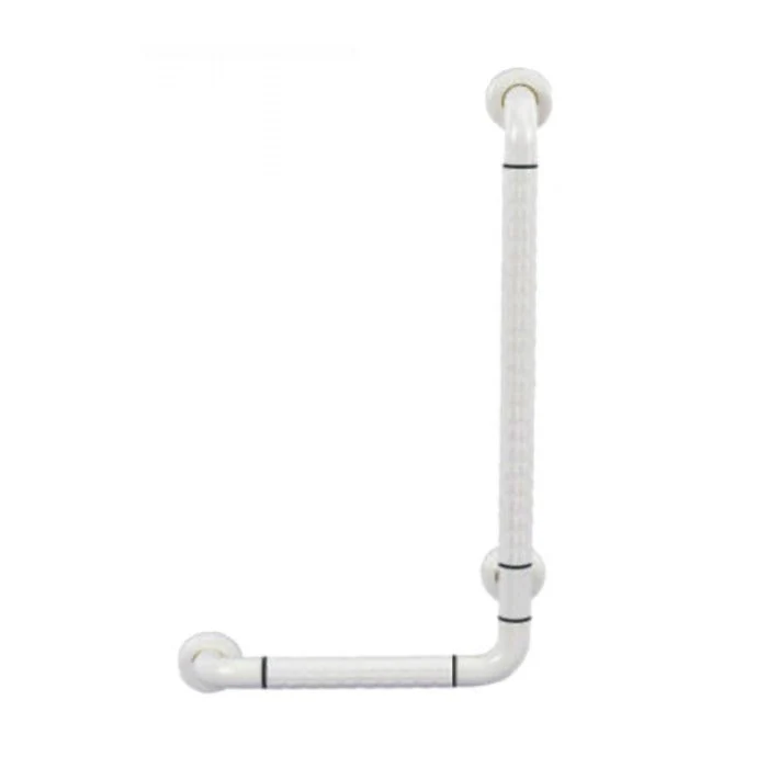 HOSPIGUARD STAINLESS STEEL L-SHAPED SHOWER GRAB BAR