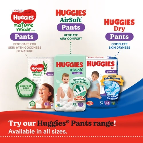 HUGGIES DRY PANTS REGULAR 15-25KG XXL 8S - Image 8