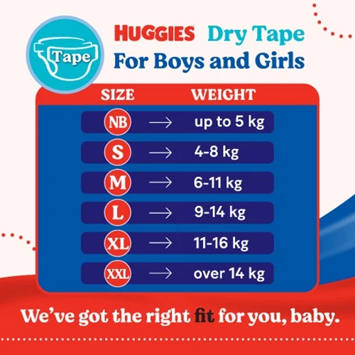 HUGGIES DRY SJP M 60S - Image 2