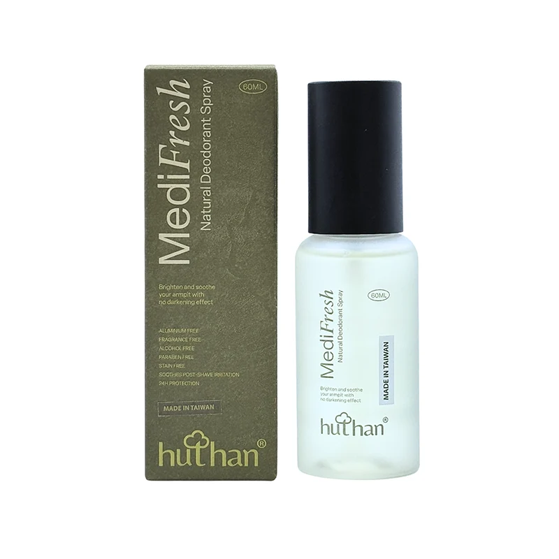 HUTHAN MEDIFRESH NATURAL DEODORANT SPRAY 60ML - Image 2