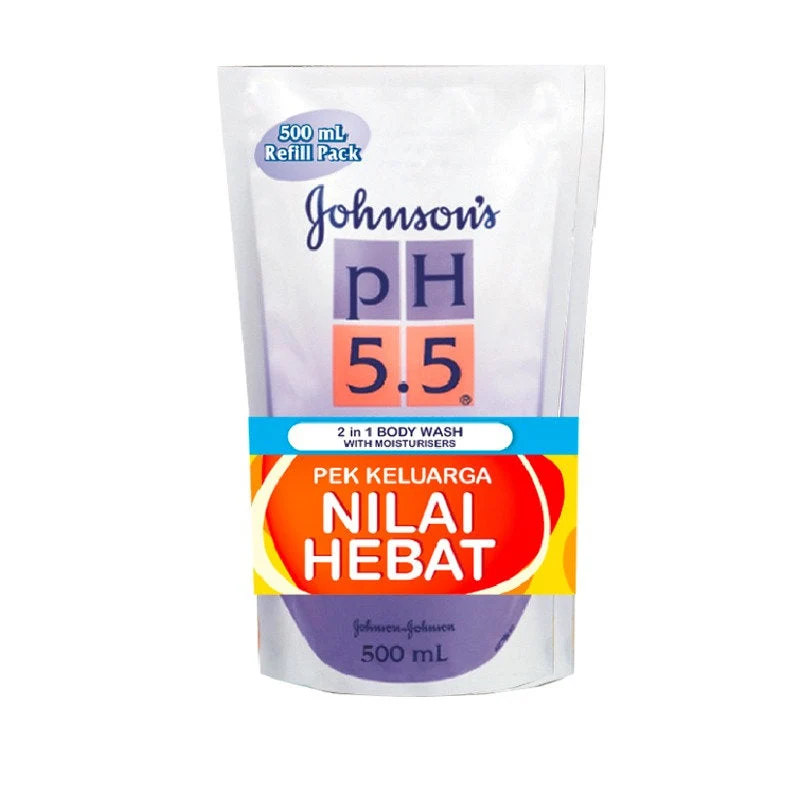 JOHNSON PH5.5 2IN1 BODY WASH 500ML X 2