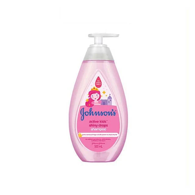 JOHNSONS BABY ACTIVE KIDS SHINY DROPS SHAMPOO 500ML