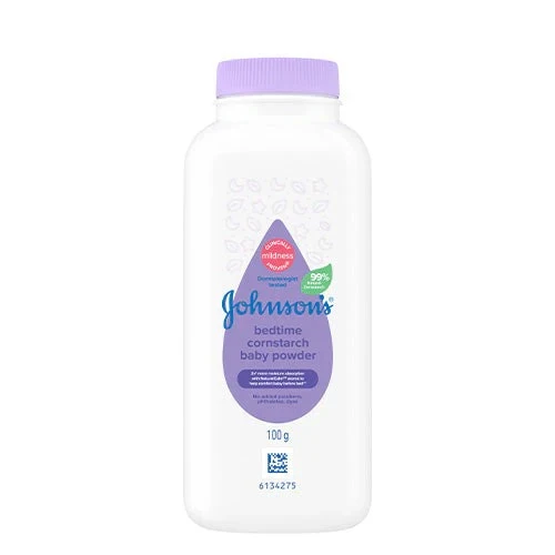 JOHNSONS BABY CORNSTARCH POWDER BEDTIME 100G