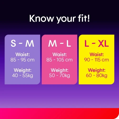 KOTEX OVERNIGHT PANTIES S/M 2S - Image 3