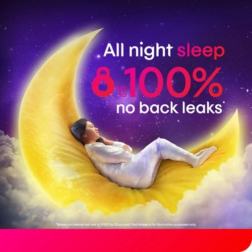 KOTEX TOTAL PROTECTION OVERNIGHT 41CM WING 20S+2S - Image 4