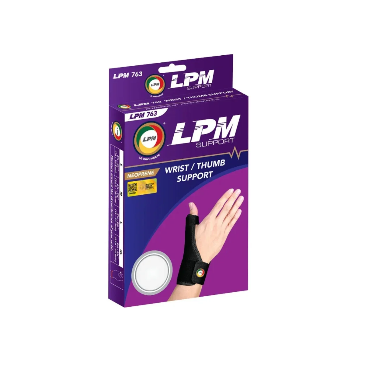 LPM NEOPRENE WRIST THUMB SUPPORT 763 L - Image 4